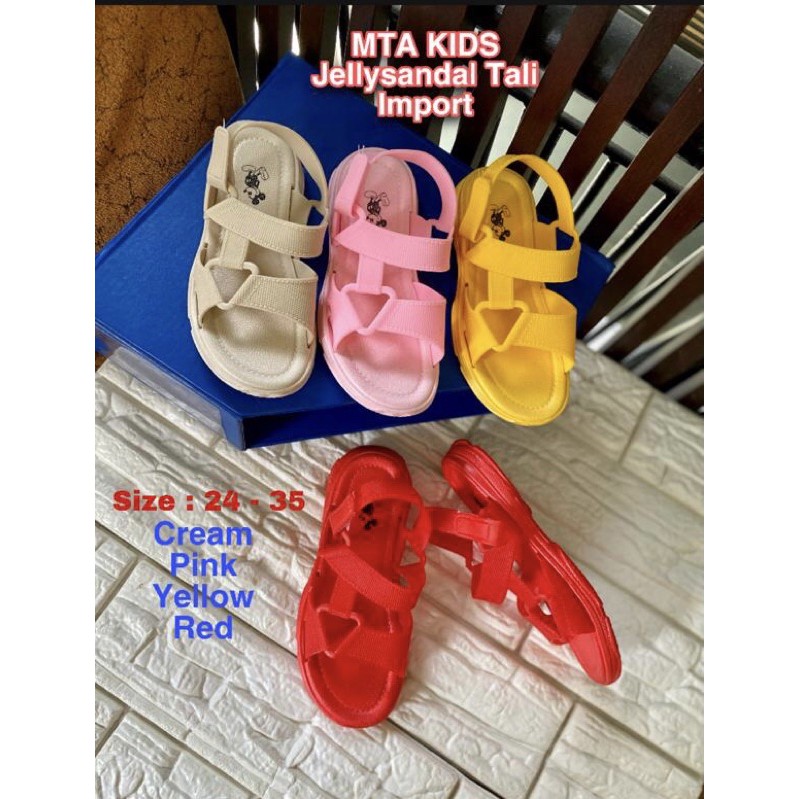 MTA Jelly Sepatu Tali ANAK import