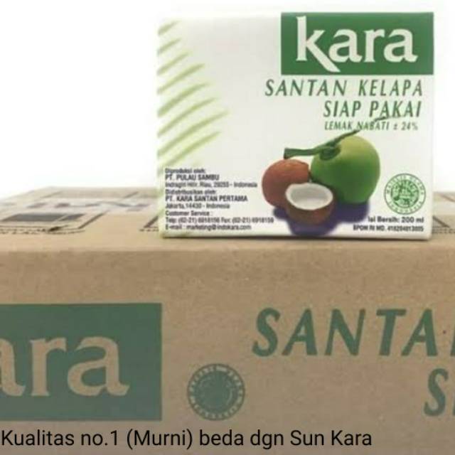 

Santan Kara 200 ml DUS isi 200ml x 10pcs Karton GOSEND