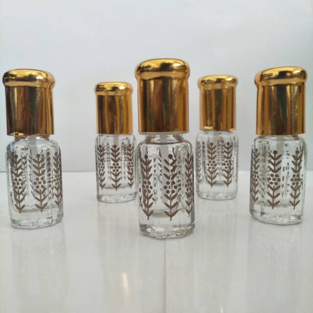 Jual Botol Tola 6ml Kosong Motif Padi | Surrati | Botol Parfum Isi Ulang