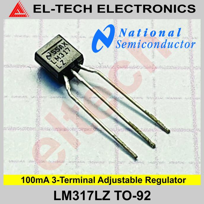 LM317 LM317LZ LM 317 317LZ TO-92 Adjustable Positive Voltage Regulator elt3ch Ayo Order