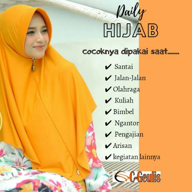 Daily hijab reg c geulis