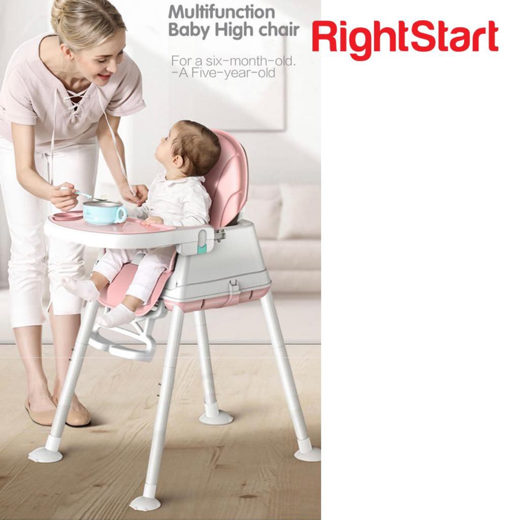 Right Start Lets Go Handle 4 in 1 High Chair 2379 Kursi Makan Bayi Baby Chair Multifunction Roadster