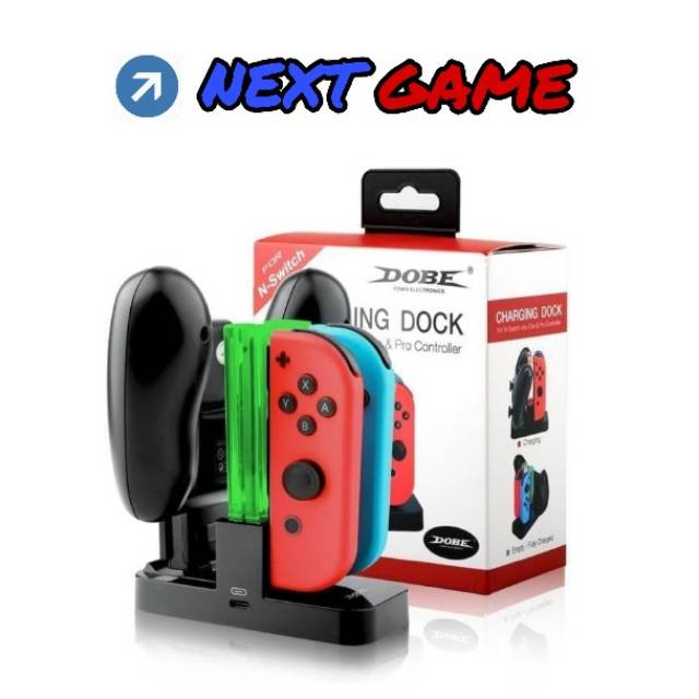 Nintendo Switch Dobe Charging Dock for Joycon and Pro Controller