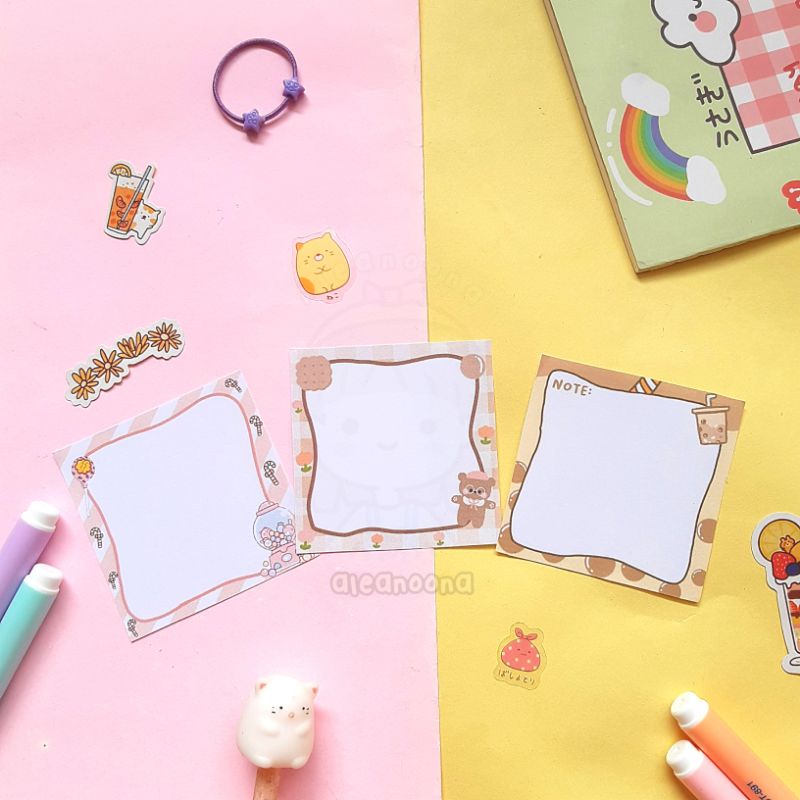 

Memo Sheet Aeshtetic, Memo Sheet Korean, Memo Sheet Murah, Memo Sheet Cute