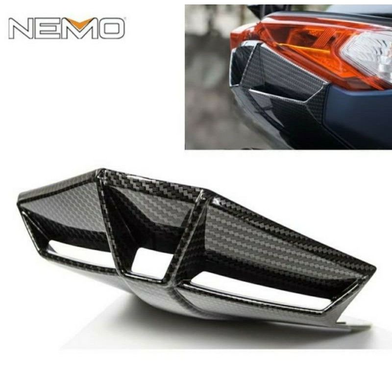 Cover Tutup Bawah Lampu Belakang Nmax New 2020 Carbon Nemo