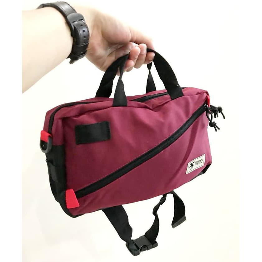 TAS SELEMPANG OUTDOOR / WAISTBAG CLAW - CLAW MAROON