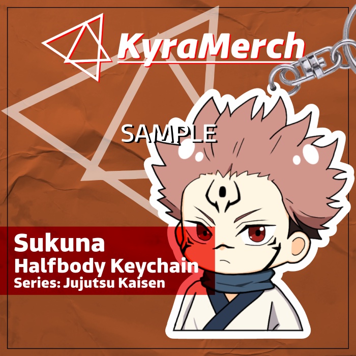 Keychain Halfbody Jujutsu Kaisen Sukuna
 | KyraMerch Anime Fanmerch Dealer
