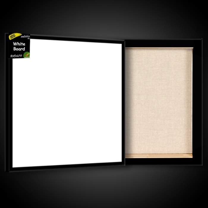 

White Board Melamin Papan Tulis Putih By Ravalio 70x80 cm