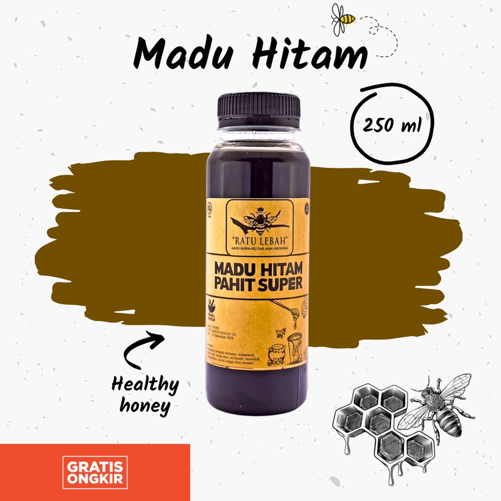 

Madu Hitam Pahit Madu Hitam Madu Pahit Hitam Madu Hitam Asli Ratu Lebah 250ml