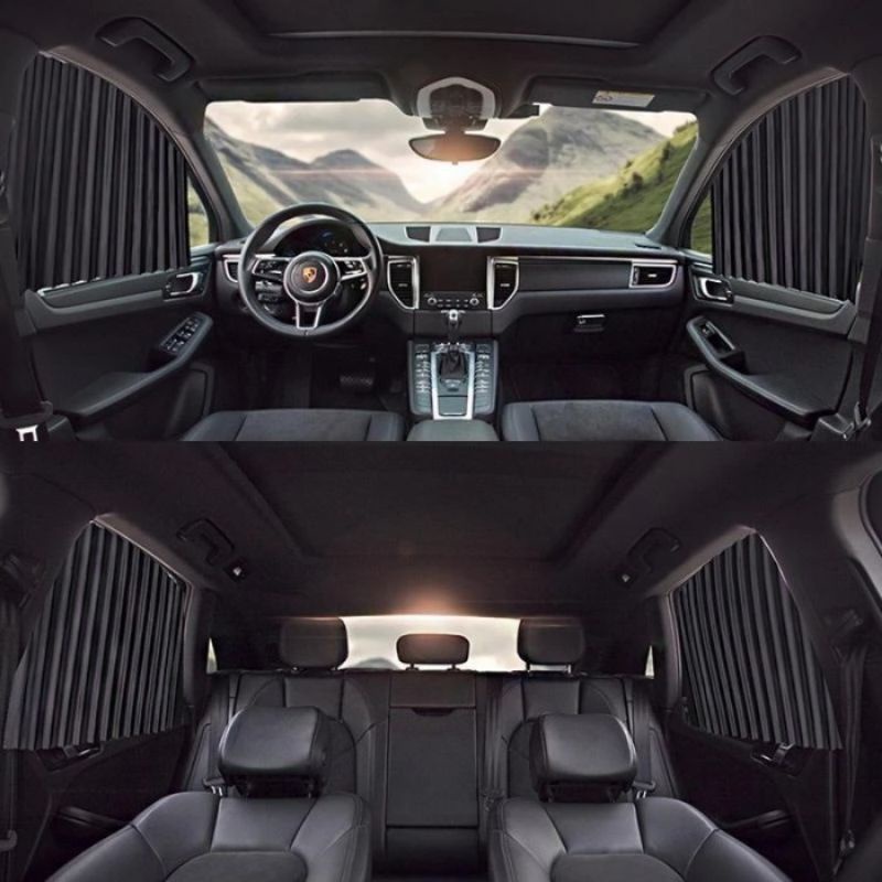 Tirai Gorden Mobil Toyota HiAce Hi-Ace LUXURY Pelindung Panas Tirai Anti UV