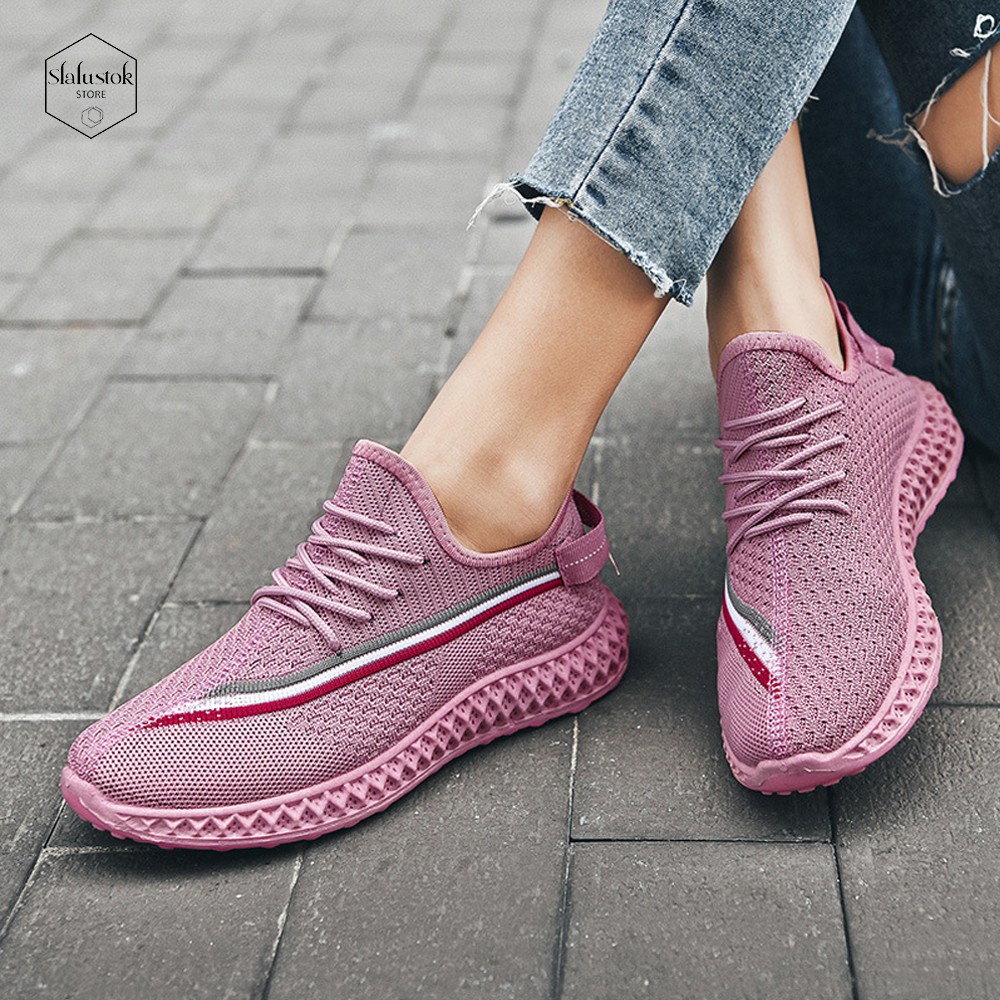 Sepatu Wanita Sneakers Import - Sneaker Wanita Clarita Elf-73 Running - Sepatu Olaharaga Cewe Santai