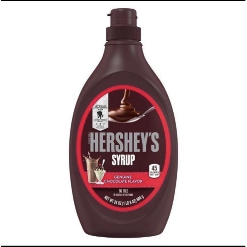 

HERSHEY COKLAT SYRUP 623ML, COCOK UNTUK TOPPING CAKE/KUE/MINUMAN DLL