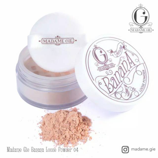 LIZBEAUTY - Madame Gie Femme Banana Loose Powder - MakeUp Bedak Tabur