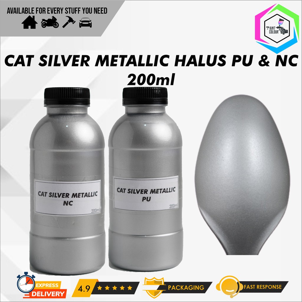 Cat Silver Metallic Dasaran Candy tone PU NC 200ml