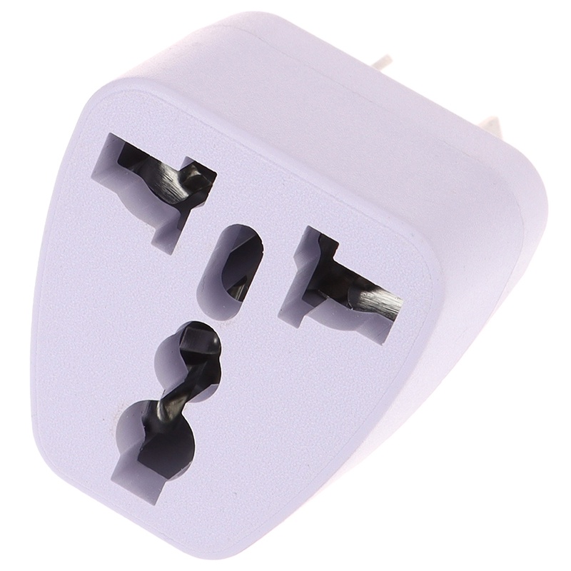 &lt; E2id &amp; &gt; Adapter Power 3-Pin USA / Euro / As Ke Autralia Untuk Travel