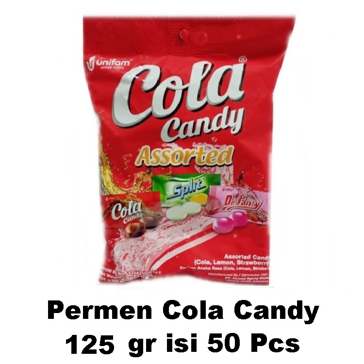 

Permen Cola Candy 125 gr isi 50 Pcs