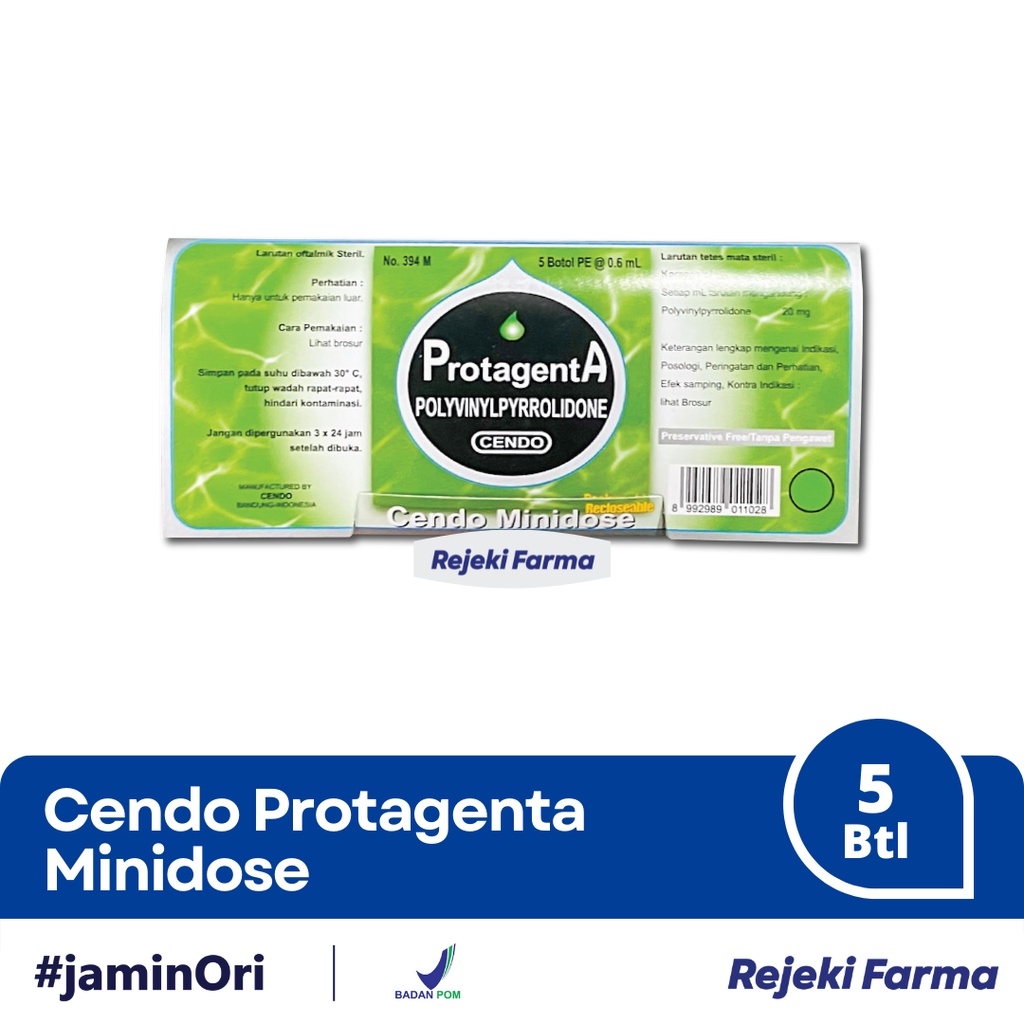 CENDO Protagenta Minidose 0.6 mL isi 5 Botol Obat Tetes Mata
