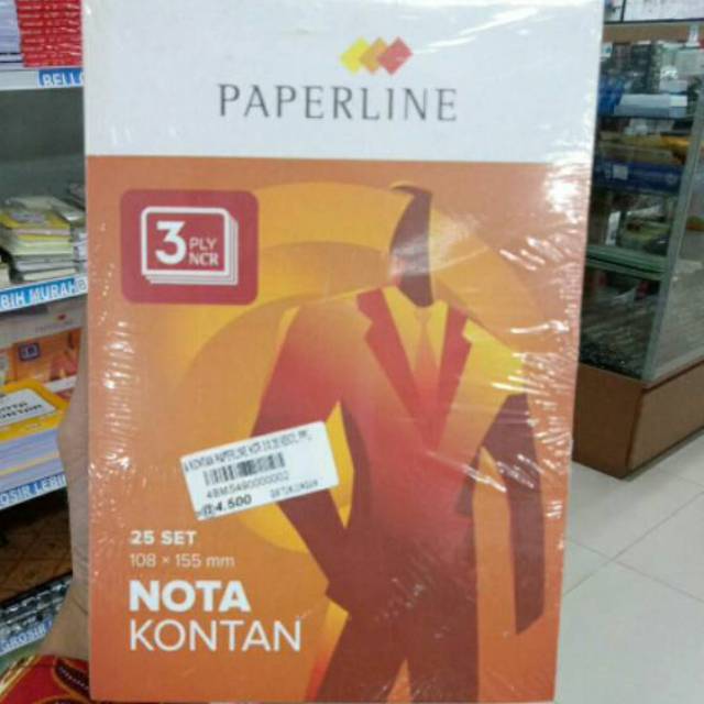 

Nota Kontan NCR 3plyx25lmbar - uk 108x155mm (10PCS)