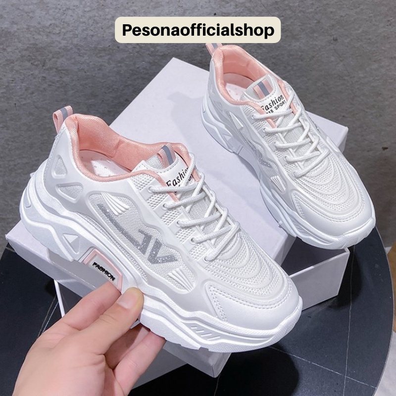 COD POS F-7 Sepatu Sneakers Wanita Premium Korea Style Sepatu Sport Wanita