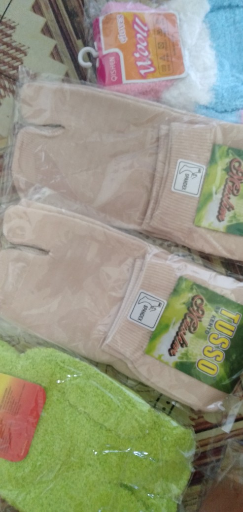 Sarung Tangan Polos Cewek Woll Handuk / Sarung Tangan Motor Cewek