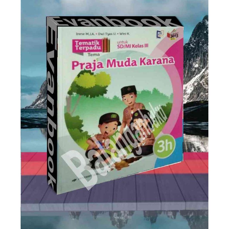 Buku Bekas tematik terpadu 3h kelas 3 sd praja muda Karana Erlangga