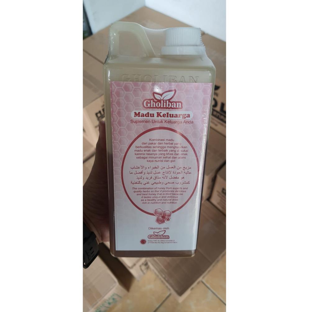 

[PRODUK ZVNHI] Madu KLM Gholiban Kalimantan 1 kg / 1kg Original Botol Timbul Tulisan Gholiban FIK