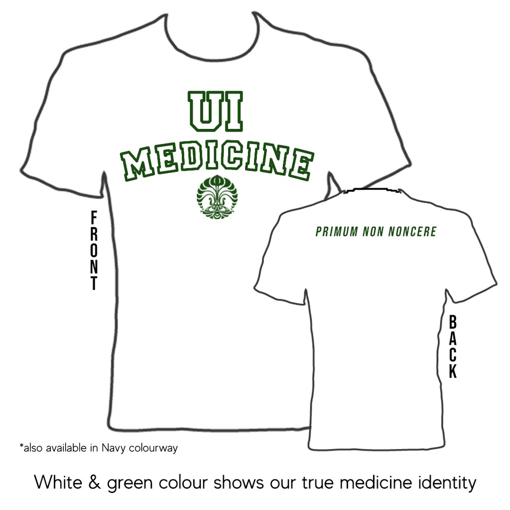 

Campus Tees x Dekan Cup 2020 - MEDICINE UI - XS, Putih