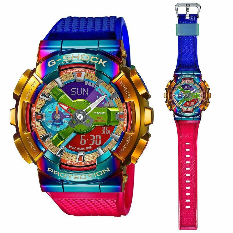 JAM TANGAN PRIA WANITA | RANTAI | KULIT | KARET | MURAH | PRIA CASIO G-SHOCK GM110 B ORIGINAL