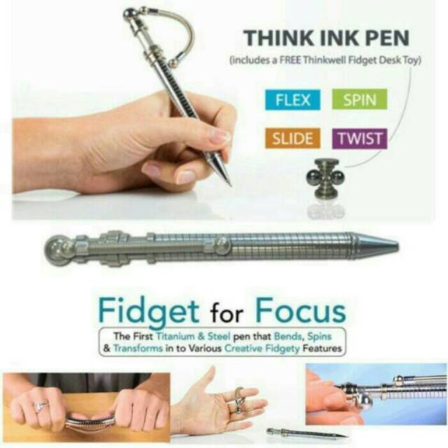FIDGET THINK INK PEN PREMIUM/FIDGET SPINNER/FIDGET PEN