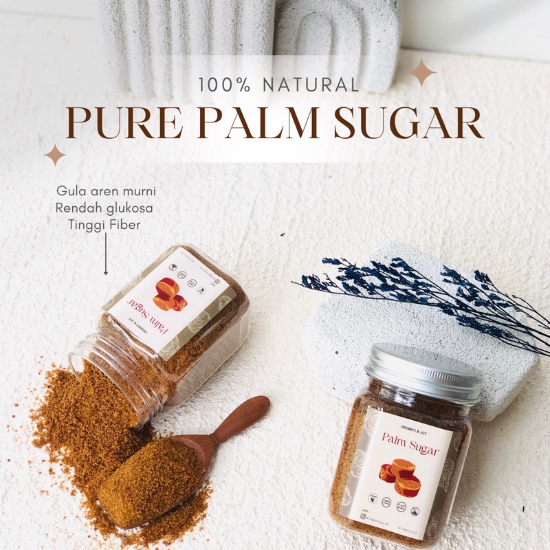 Organic&amp;Joy• Gula Aren Murni/Palm Sugar (Gula arem semut)