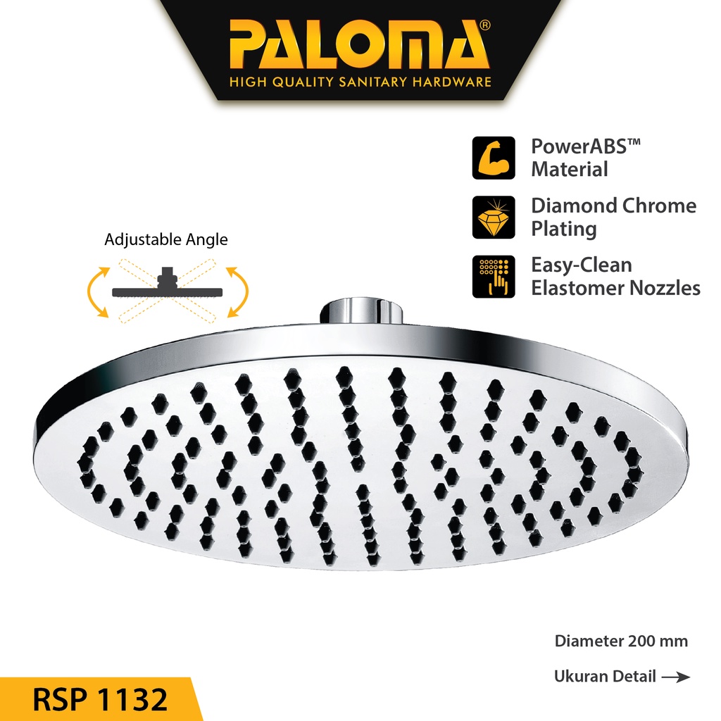 PALOMA RSP 1132 Rainshower Head Shower Rain Sower Mandi Atas Kepala