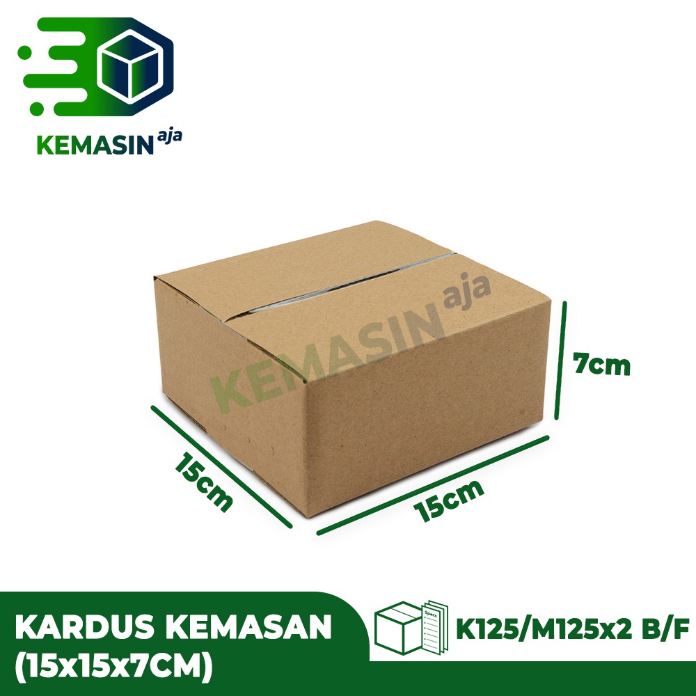 

Box Kardus / Packaging Serbaguna Dimensi 15x15x7 cm