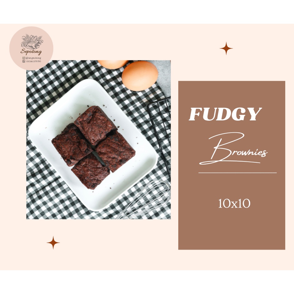 

FUDGY BROWNIES DARK CHOHOLATE BY SE.PO.TONG