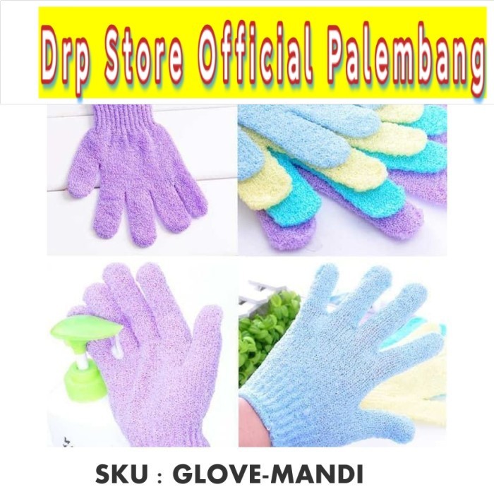 Sarung Tangan Mandi multifungsi Body Scrub Bath Glove busa spons sabun