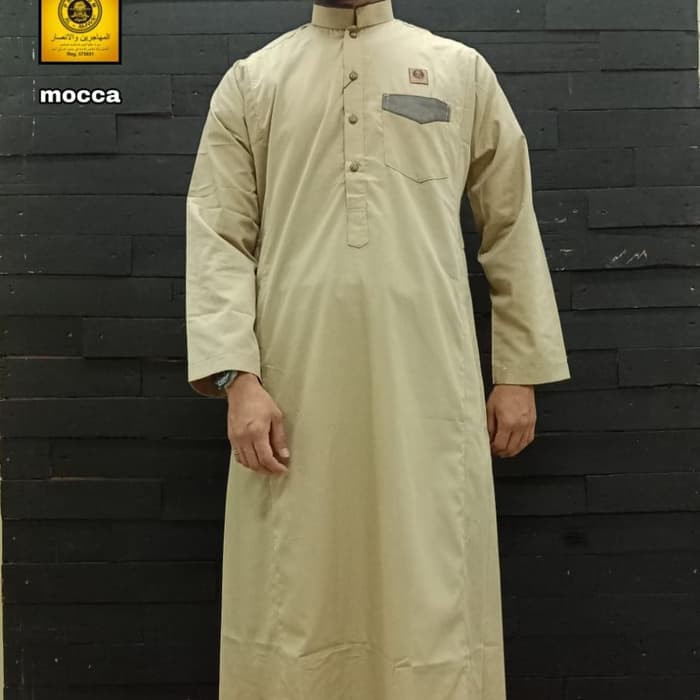 baju gamis al amwa - jubah al amwa - busana muslim platinum baju murah