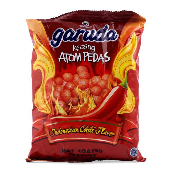 

GARUDA Kacang Atom Pedas 100g - Hot Coated Peanuts Kemasan Kecil