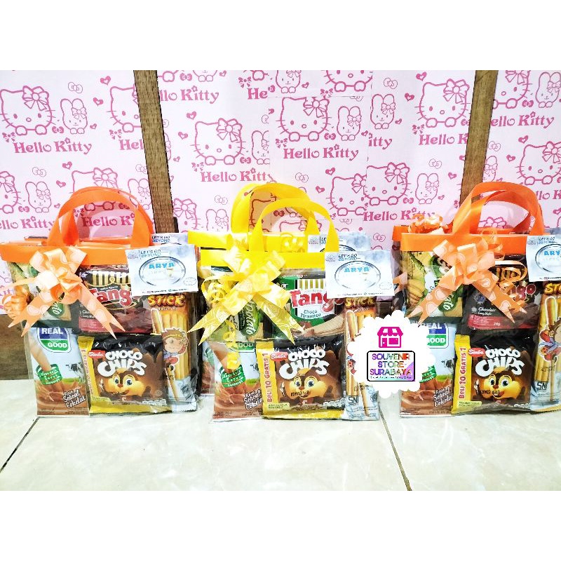 Paket Ulang Tahun Snack / MINI snack Birthday / Paket snack tanpa chiki / Snack Murah / Hampers Ultah Snack / Snack Ultah Surabaya Murah