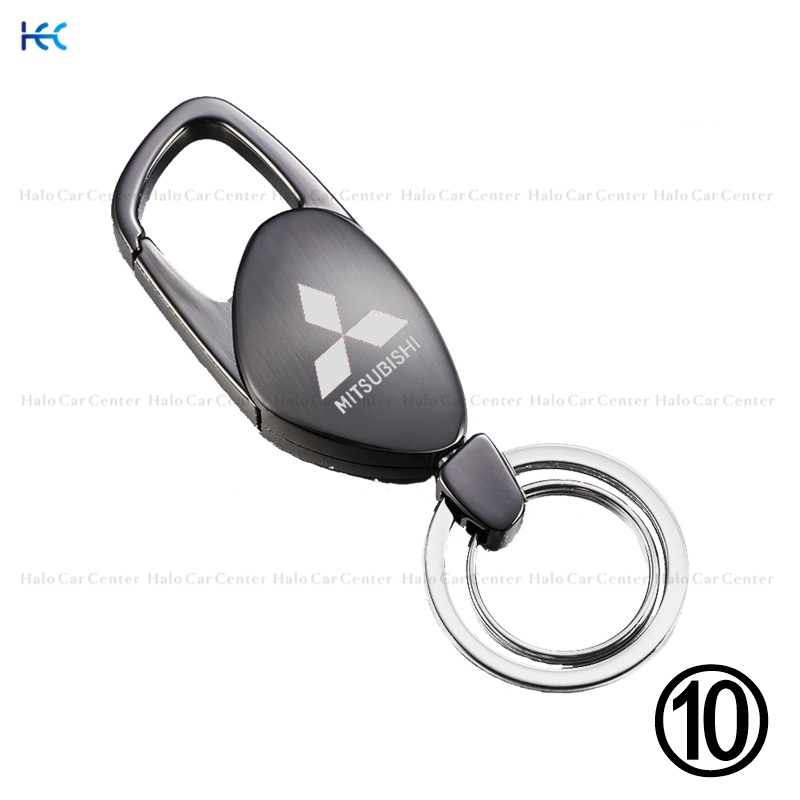 【Ready Stock】Alloy Metal Logo Motorcycle Keychain Car keychain SET for Mitsubishi