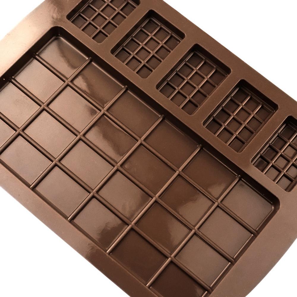 [Elegan] Cetakan Coklat DIY Handmade Caramels Candy Mould Pralines Bar Mold Fondant