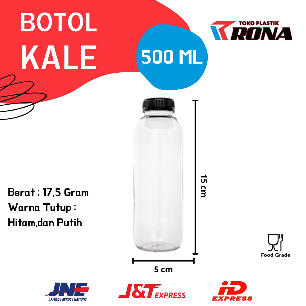 Jual Botol Kale 500 Ml Botol Juice Kale 500 Ml Botol Jus 500 Ml Botol Kopi 500 Ml Botol Plastik