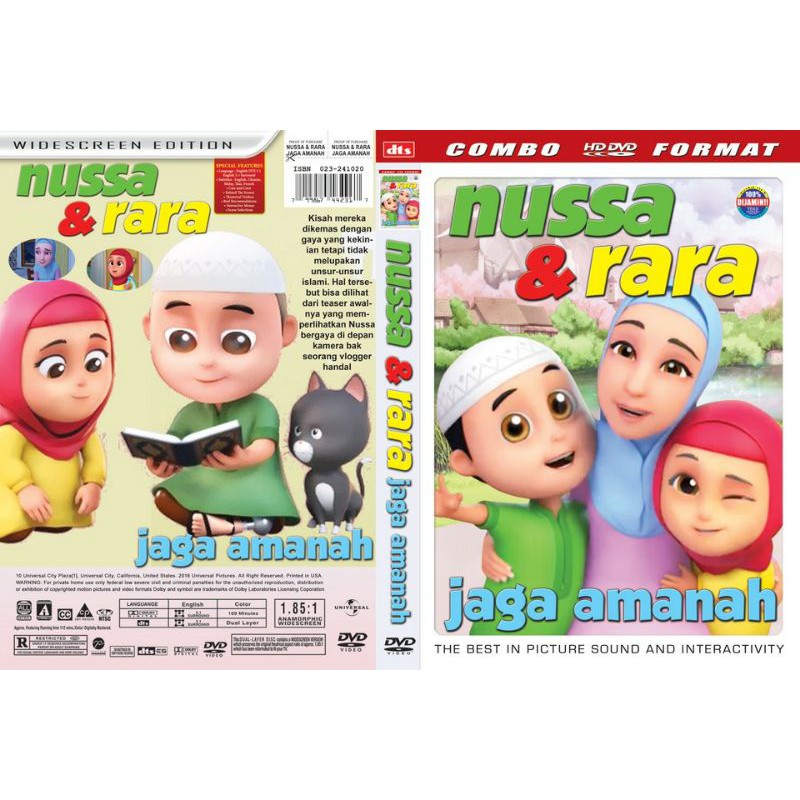 Kaset Film Kartun Nusa Rara Jaga Amanah