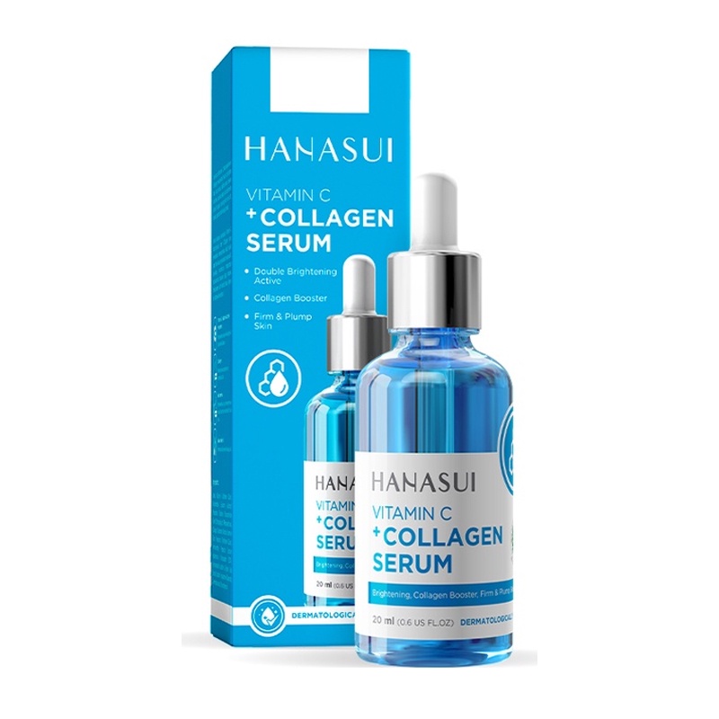 [ BIRU] Hanasui Serum Vitamin C + Collagen ORIGINAL Jaya Mandiri / BPOM ori 100%