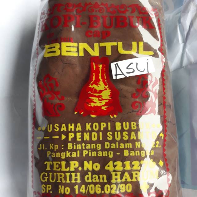 

Kopi bubuk asli bentul 200 gram