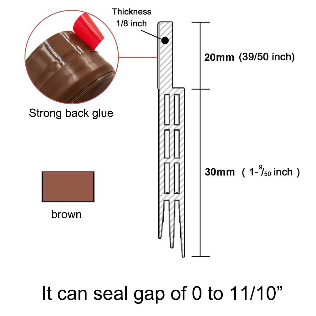 Lis Penghalang Debu Serangga Bawah Pintu Door Bottom Seal 1 Meter