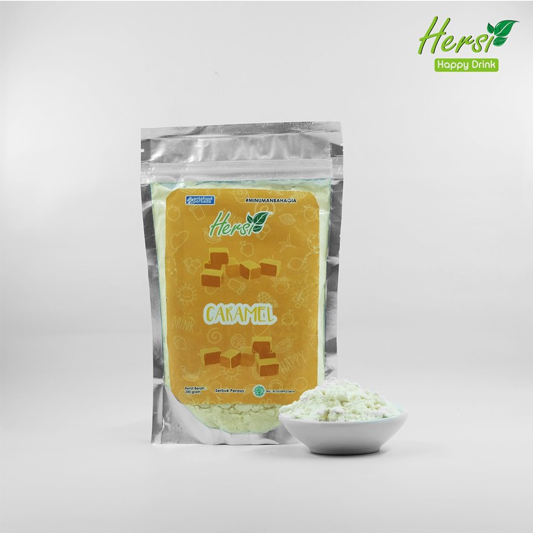 

HERSI BUBUK MINUMAN / POWDER RASA CARAMEL 200GR