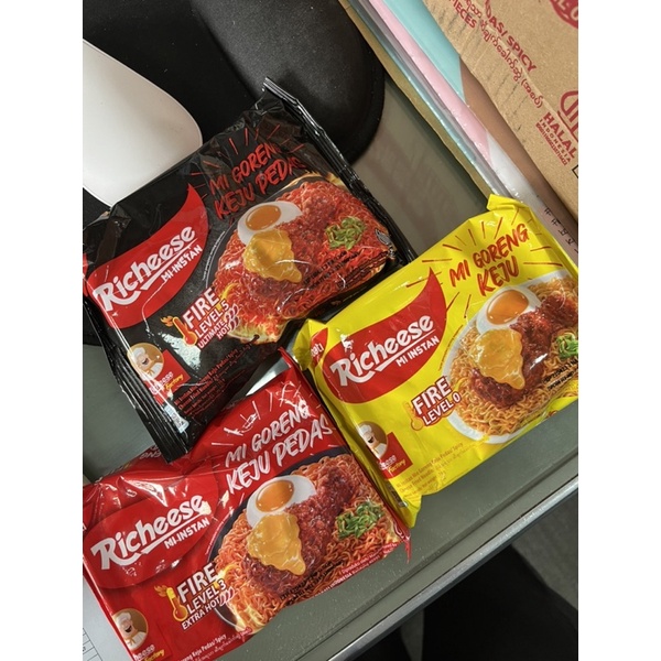 

mie goreng richeese level 0 level 3 level 5