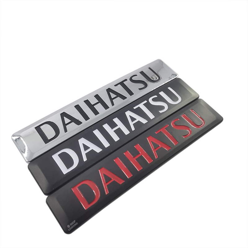 1pc Stiker Emblem Logo Daihatsu Bahan Abs Untuk Mobil