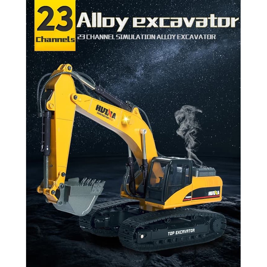 remote control excavator huina