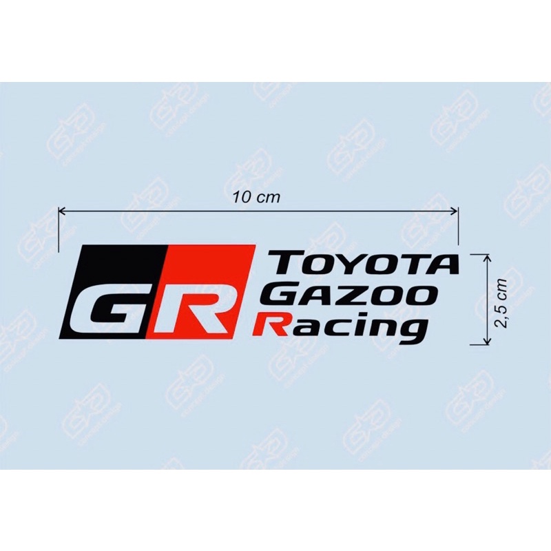 Sticker Cutting GR / Gazoo Racing