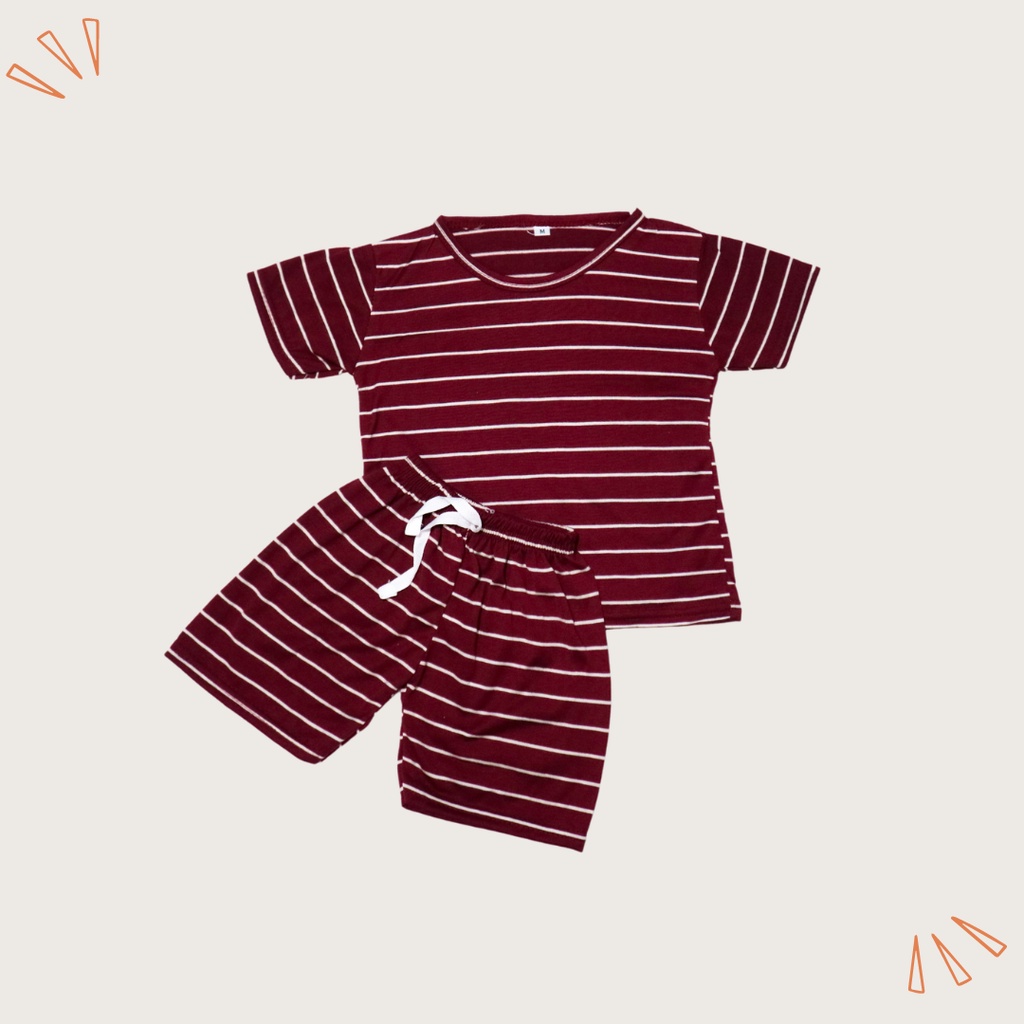 BabynKids - Setelan Anak Laki Laki / Setelan Salur Anak Unisex / Setelan Anak Perempuan / Setelan Harian Anak / Setelan Anak usia 0 - 5 tahun